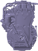 直立纵置30kW发动机