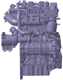 直立横置60kW发动机